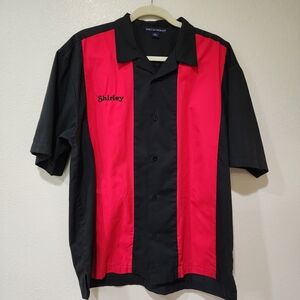 Port Authority Bowling Shirt Ranch Workwear Embroidered "Shirley" Women's size L